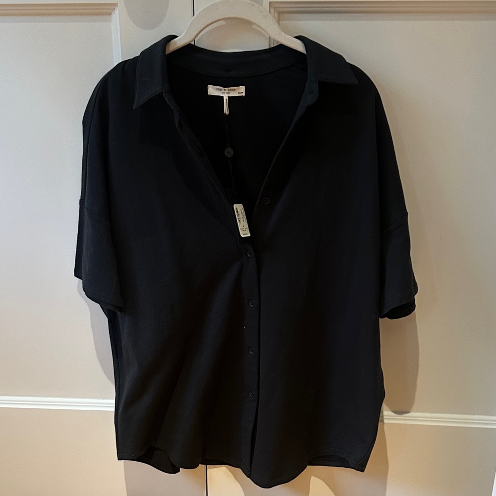 Rag and Bone Tie Knit Shirt